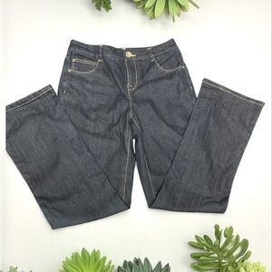 Women's Boot Cut Jeans - Dark Blue